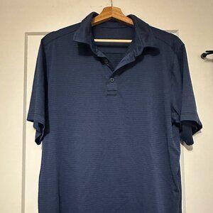 FREE COUNTRY CLUB SHORT SLEEVE GOLF POLO SHIRT MENS L EXCELLENT Blue